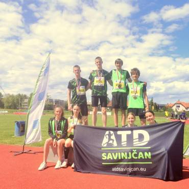 ATD SAVINJČAN S SREBROM IN BRONOM NA DP V ŠTAFETAH